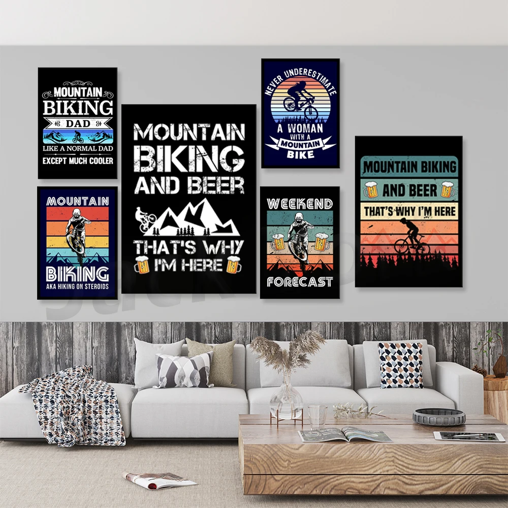 Go Mountain Bike Print Холст К – обзор и цена Mountain Biking Europe